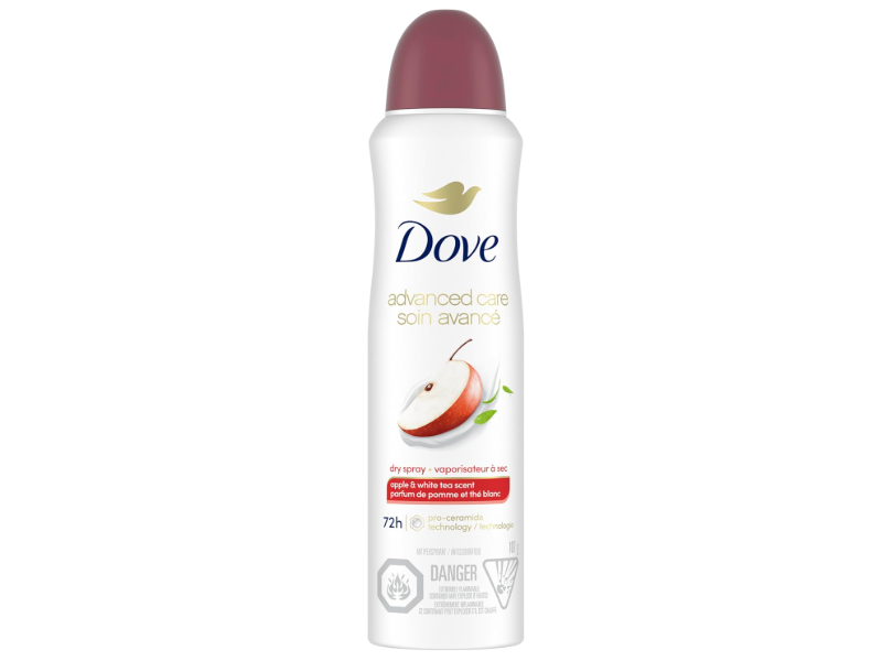 Dove 72h Advanced Care Antiperspirant, Apple & White Tea, 3.8 oz/107 g