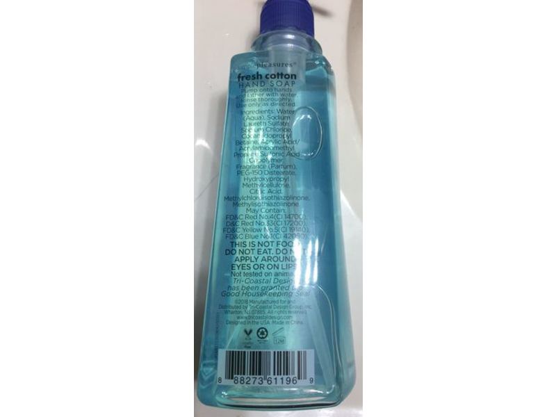 Fresh Cotton Scented Hand Soap, 14 fl oz/414 mL