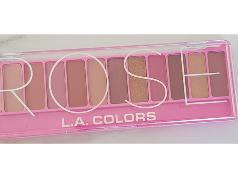 L.A. Colors Color Vibe Eyeshadow, Rose, 0.3 oz/8.5 g