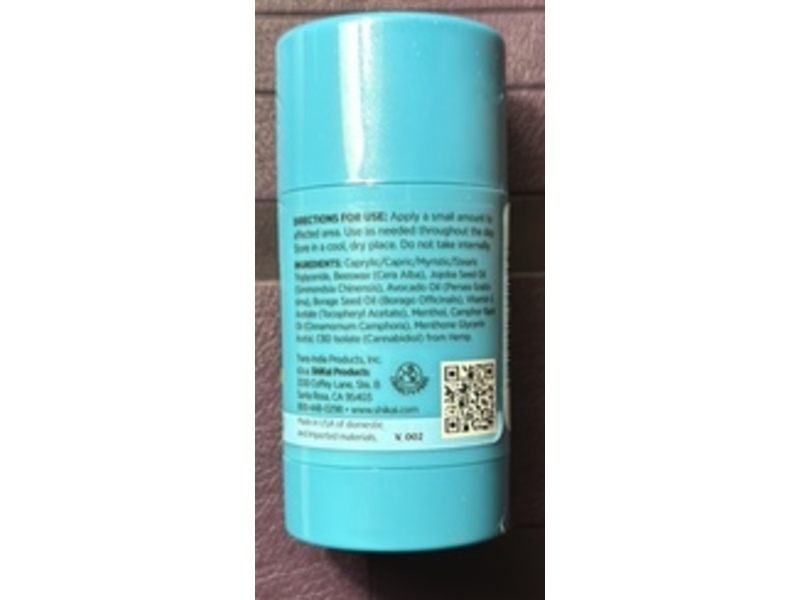 Shikai Cbd Balm, Menthol, 1.65 oz/46 g