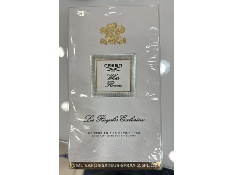 Creed Les Royales Exclusives Eau De Parfum Spray, White Flowers, 2.5 fl oz/75 mL