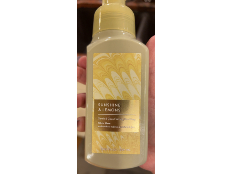 Bath & Body Works Gentle & Clean Foaming Hand Soap, Sunshine & Lemons, 8.75 fl oz/259 mL