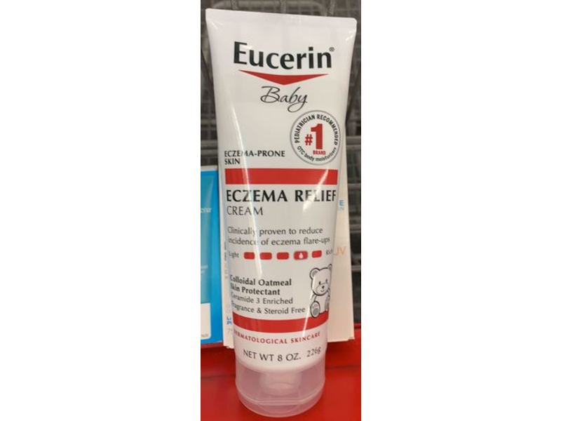 Eucerin Baby Eczema Relief Cream, Colloidal Oatmeal, 8 oz/226 g