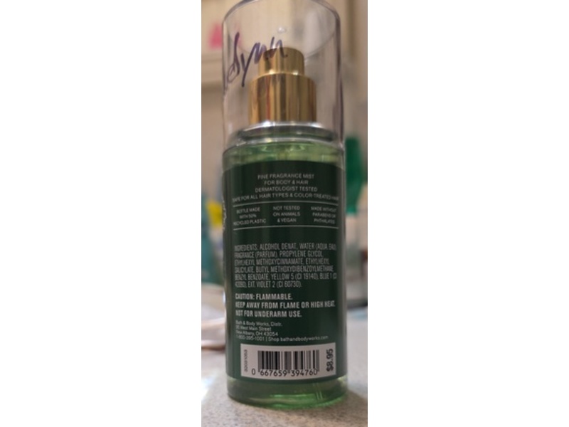 Bath & Body Works Body & Hair Fine Fragrance Mist, Vanilla Bean Noel, 2.5 fl oz/75 mL