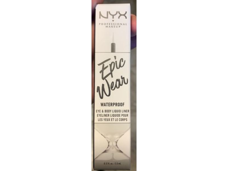 NYX Professional Makeup Epic Wear Liquid Liner, White, 0.12 oz