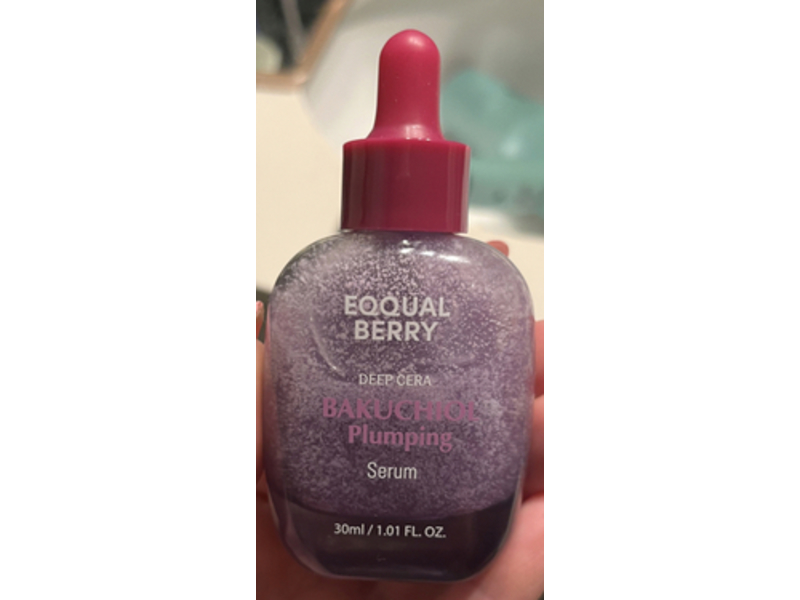 Eqqualberry Deep Cera Plumping Serum, Bakuchioi, 1.01 fl oz/30 mL