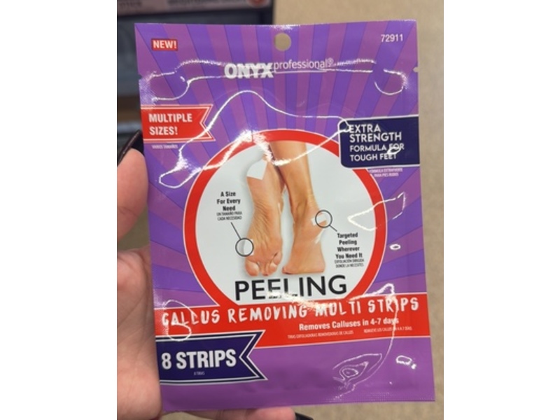 Onyx Professional Callus Removing Multi Strips, 8 Count