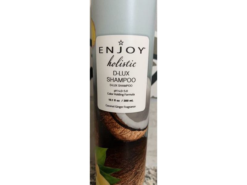 Enjoy Holistic D-Lux Shampoo, Coconut Ginger Fragrance, 10.1 fl oz/300 mL