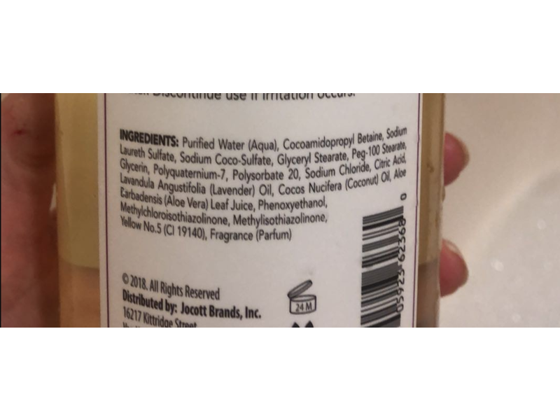 Nature Love Body Wash, Lavender+Coconut Oil, 33 fl oz/975 mL