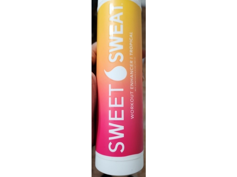 Sports Research Sweet Sweat Workout Enhancer, Tropical, 6.4 fl oz/182 g