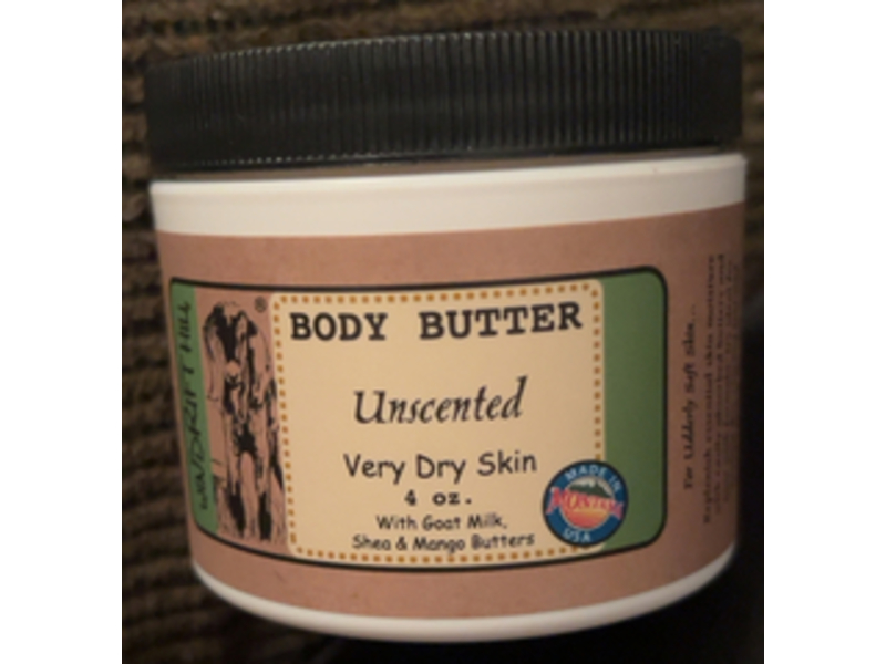 Windrift Hill Body Butter, Goat Milk, Shea & Mango Butters, 4 oz/118 mL