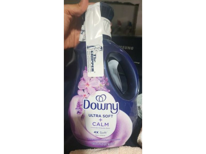 Downy Ultra Soft + Calm Fabric Softener, Lavender & Vanilla Bean, 83 Loads, 56 fl oz/1.66 L