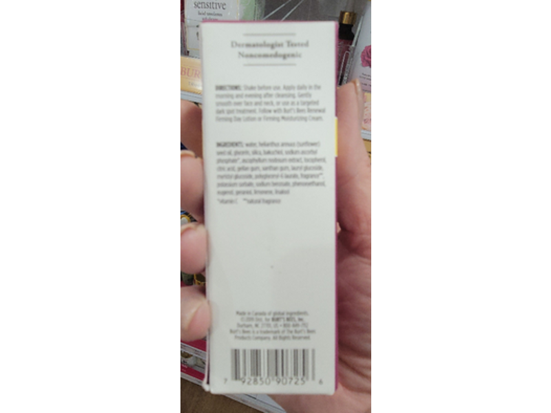 Burt's Bees Dark Spot Corrector, Renewal With Vitamin C, 1 fl oz/29.5 mL