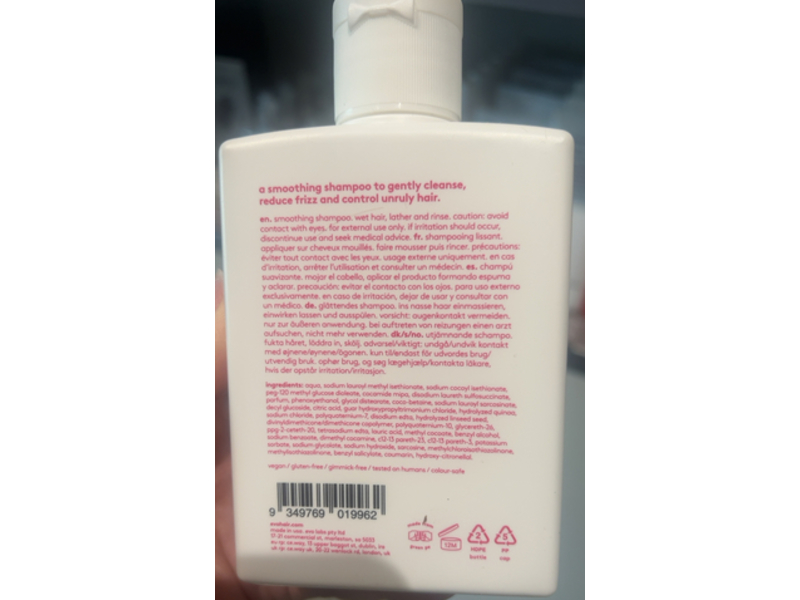 EVO Mane Tamer Smoothing Shampoo, 10.1 fl oz/300 mL