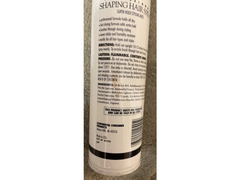 Salon Grafix Shaping Hair Spray, 10 oz/283 g