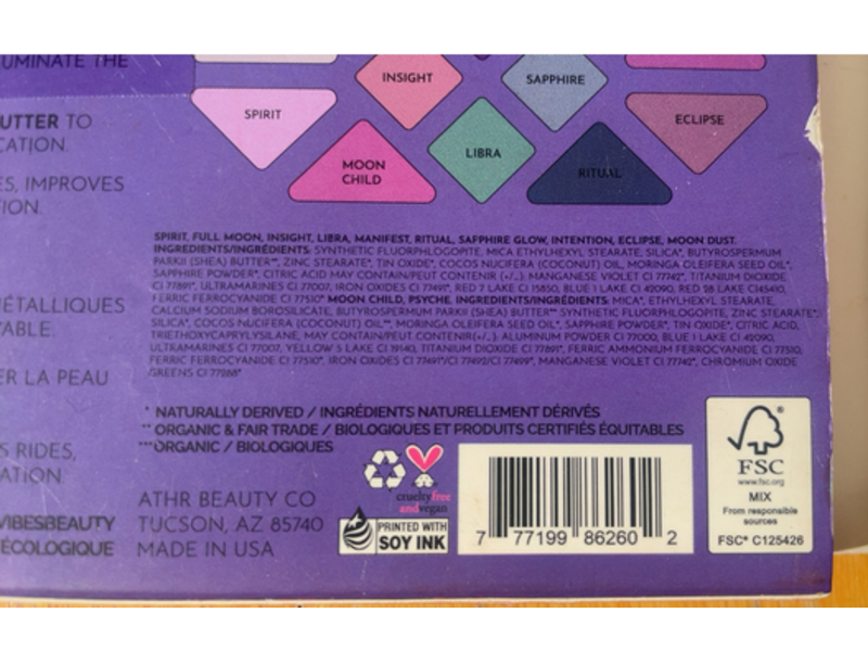Athr Beauty Moonlight Crystal Palette, 004 oz/125 g