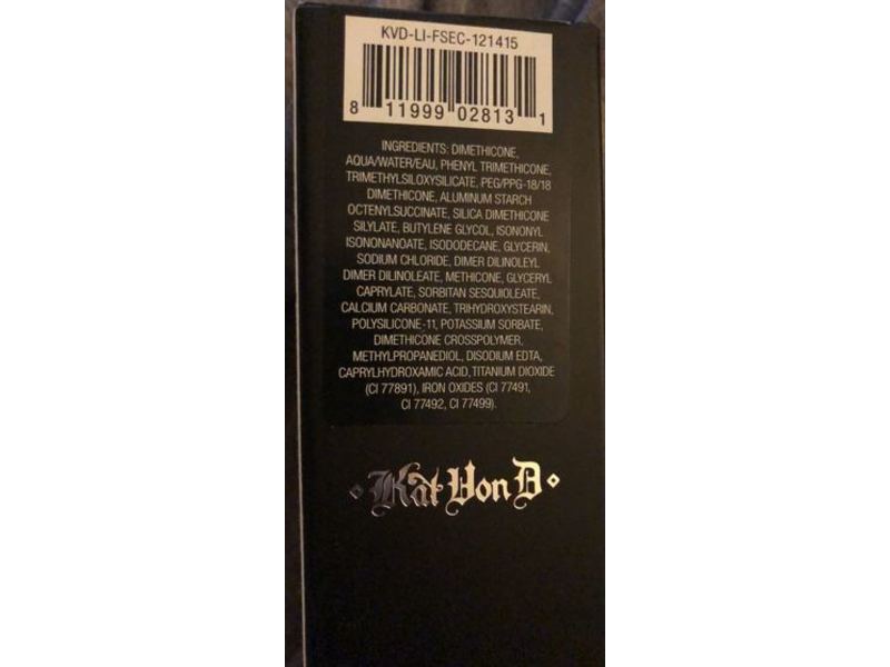 Kat Von D Lock-It Foundation, Light 45 Neutral, 1 fl oz/30 mL