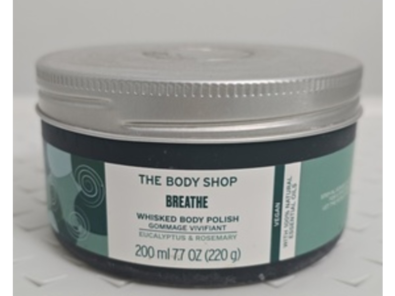 The Body Shop Breathe Whisked Body Polish, Eucalyptus & Rosemary, 7.7 oz/200 mL
