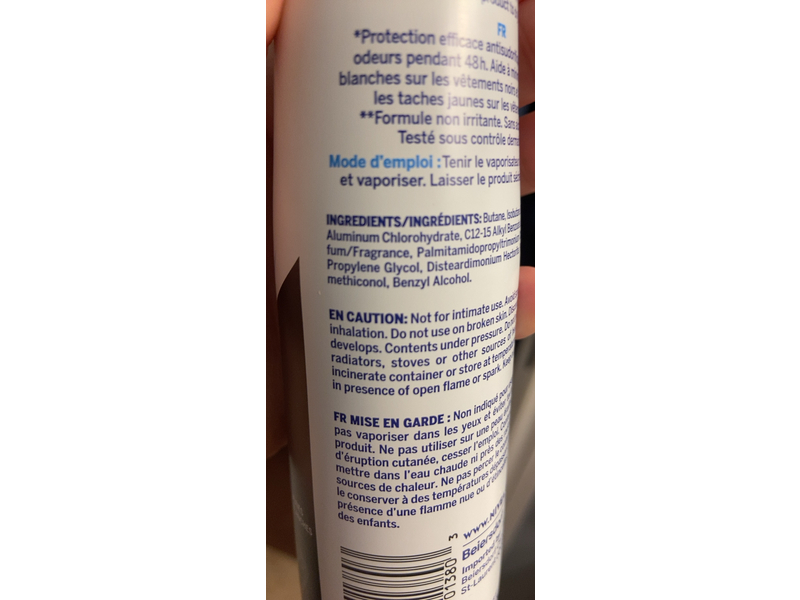 Nivea 5 - In - 1 Black & White Invisible 48H Anti - Perspirant Protection Dry Spray, White Blossom, 150 mL