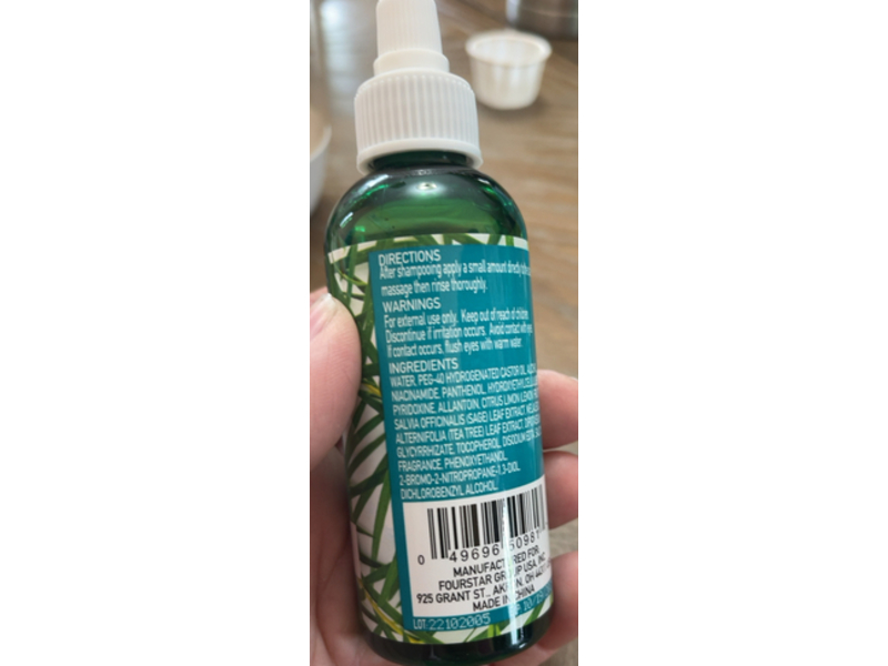 b.Pure Tea Tree Oil Scalp Serum, 3 fl oz/89 mL