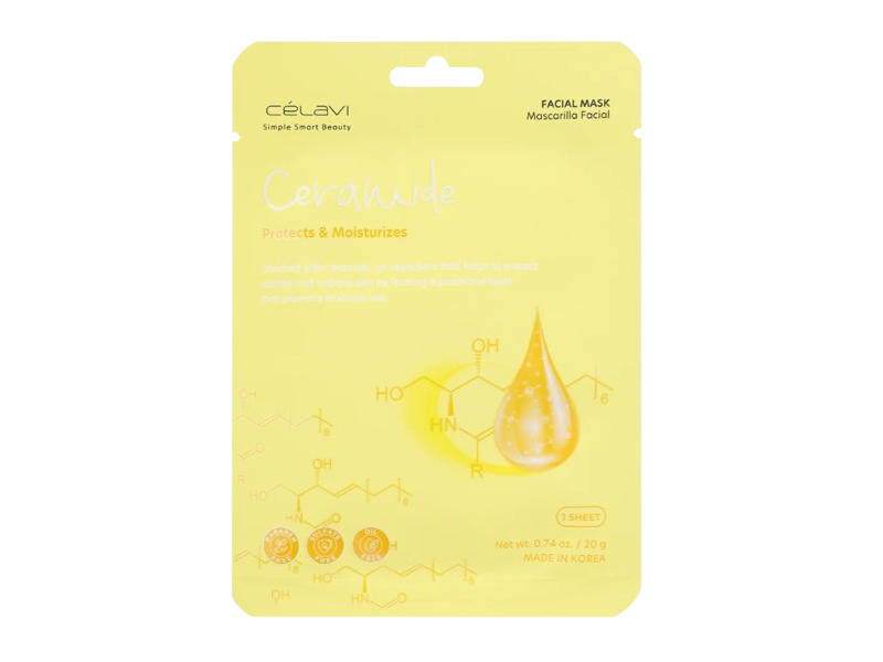 Celavi Facial Mask, Ceramide, 0.74 oz/20 g