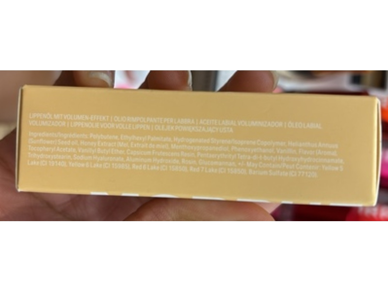 Morphe Hot Honeys Plumping Lip Oil, Golden Rule, 0.15 fl oz/4.5 mL