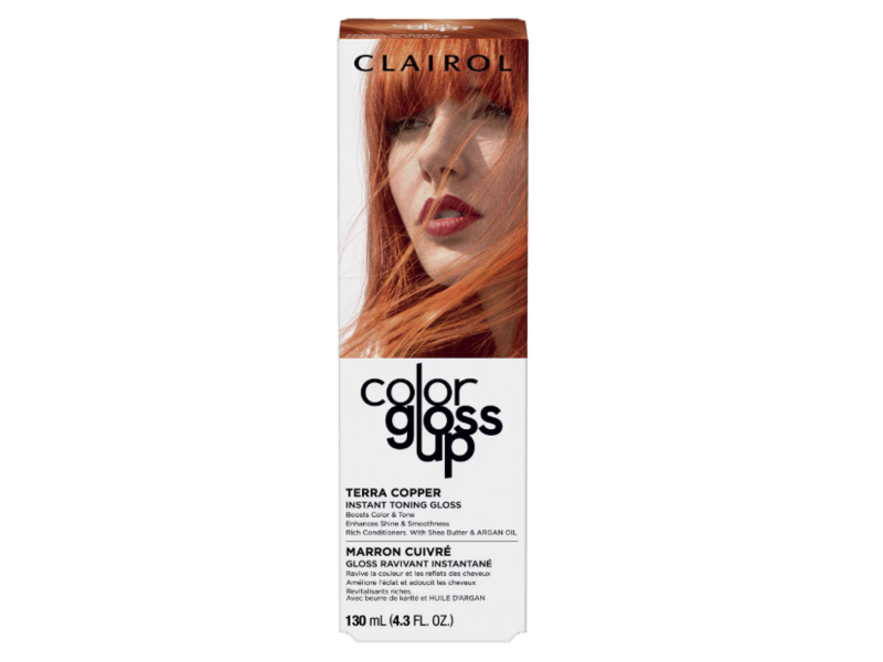 Clairol Color Gloss Up Instant Toning Gloss, Terra Copper, 4.3 fl oz/130 mL