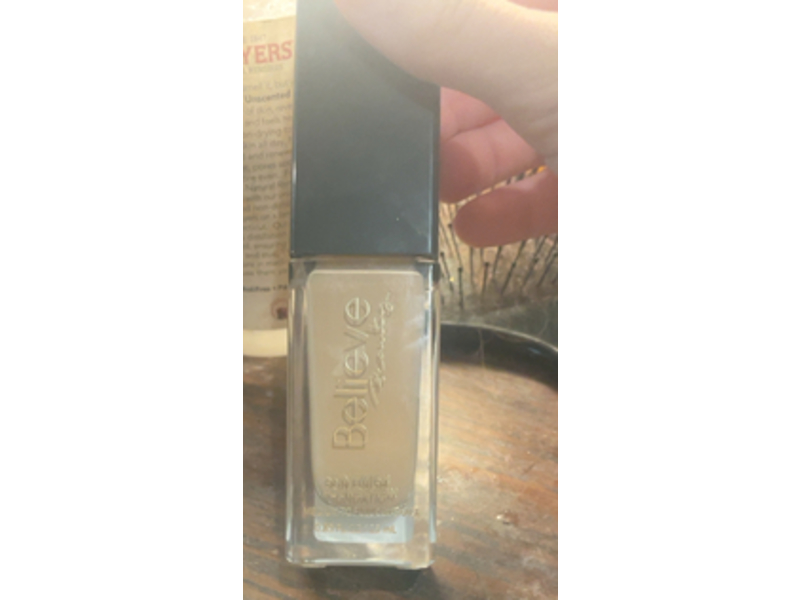 Believe Beauty Skin Finish Foundation, Delicate Ivory, 0.85 fl oz/25 mL