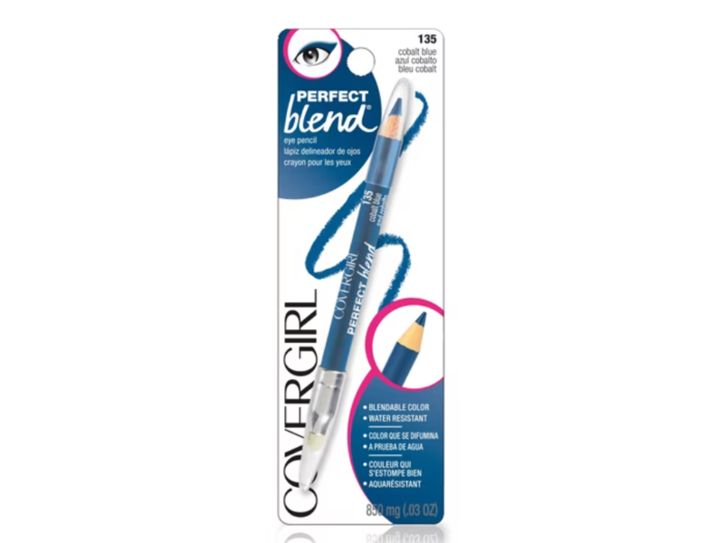 CoverGirl Perfect Blend Eye Pencil, 135 Cobalt Blue, 0.03 oz/850 mg
