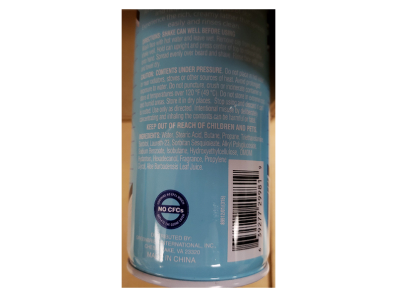 Assured Men's Shave Cream, Sensitive, 12 oz/340 g