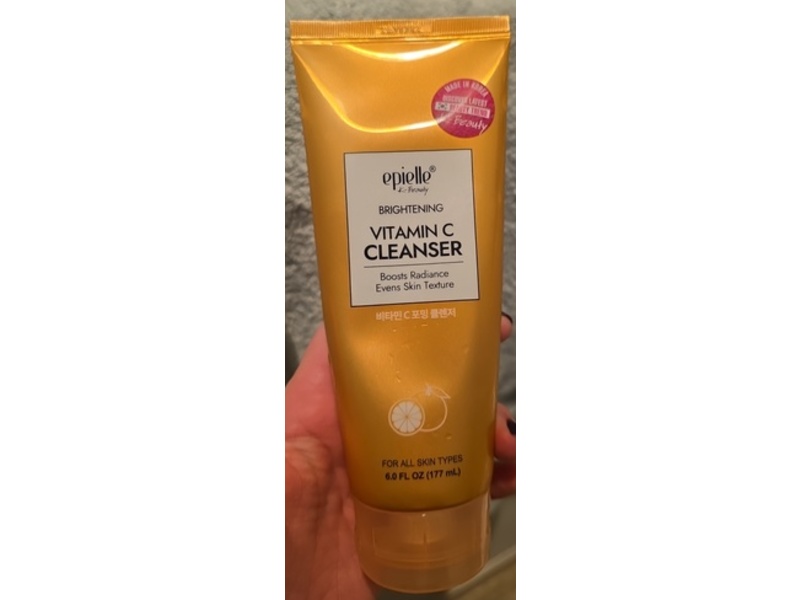 Epielle Brightening Facial Foaming Cleanser, Vitamin C, 6 oz/177 mL