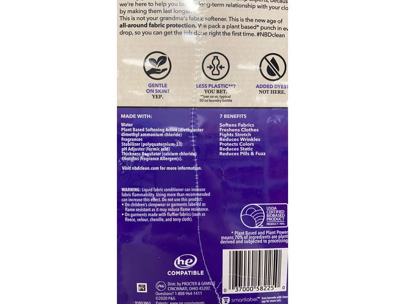 Nbd Plant Power Really Clean Liquid Conditioner, Lavender & Rosewood, 70 fl oz/2.07 L