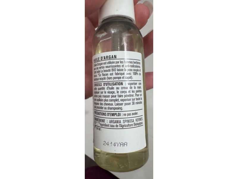 Monoprix La Beaute Bio Argan Oil, 50 mL