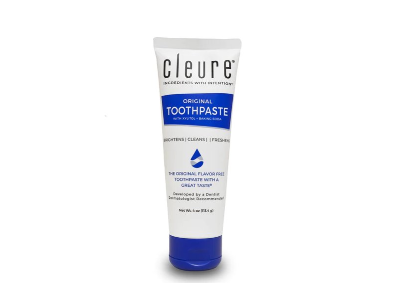 Cleure Original Flavor Free Toothpaste, 4 fl oz/113.4 g