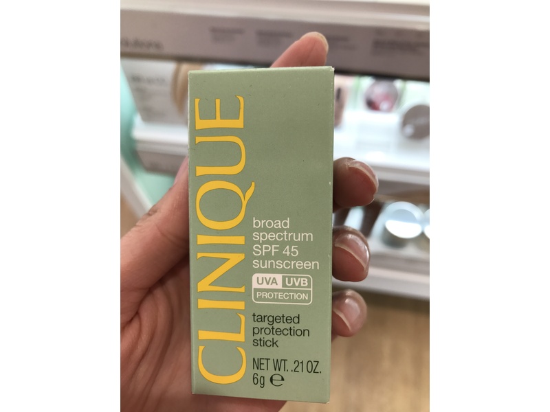 Clinique Broad Spectrum SPF 45 Sunscreen Targeted Protection Stick, .21 oz
