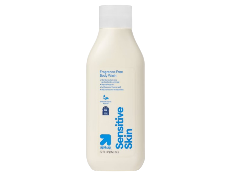 up&up Sensitive Skin Body Wash, 22 fl oz/650 mL