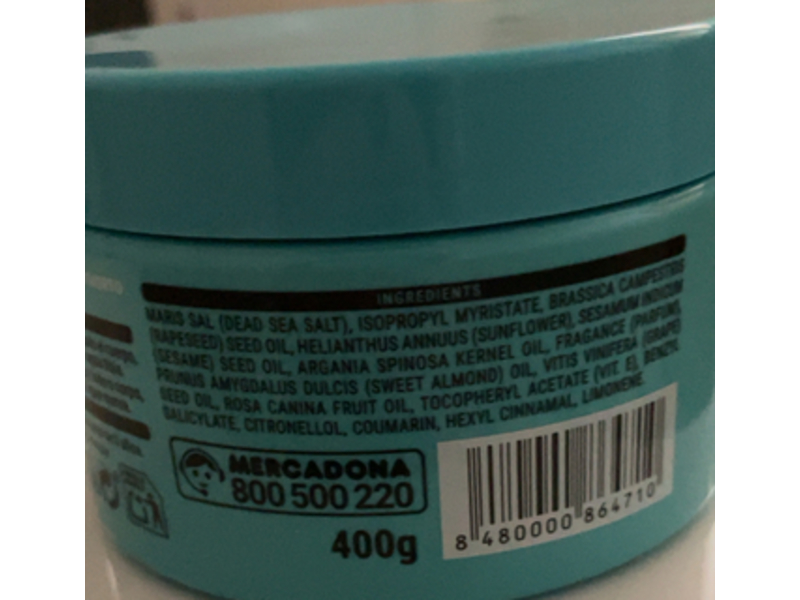 Deliplus Exfoliate Mineral Mar Morto, 400 g