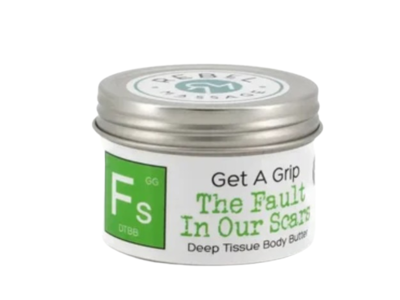 Rebel Massage Get A Grip Deep Tissue Body Butter, The Fault In Our Scars, 2 oz/56 g