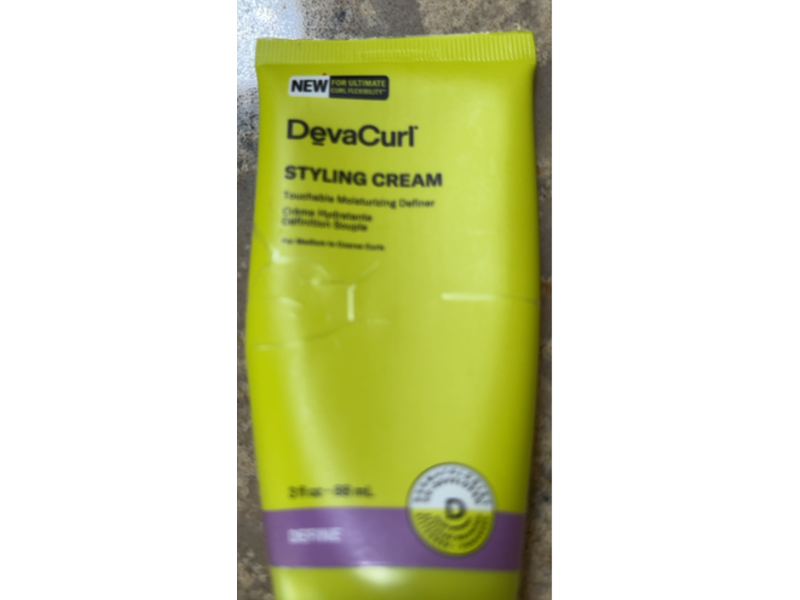 DevaCurl Touchable Moisturizing Definer Styling Cream, 3 fl oz/88 mL