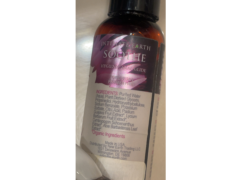 Intimate Earth Soothe Hygienic Anal Glide, Guava Bark Extract, 2 oz/60 mL
