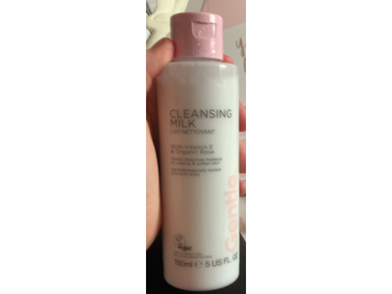 Ps... Gentle Cleansing Milk , Vitamin E & Organic Rose, 5 fl oz/150 mL