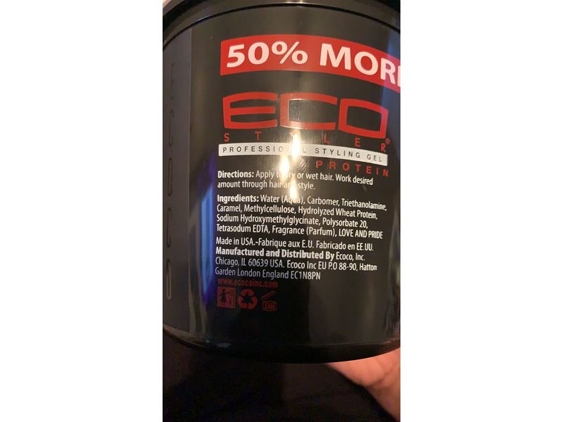 ECO Firm Hold Protein Styling Gel, 16 fl oz/473 mL