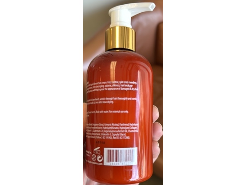 La-Brasiliana Olio Di Morocco Styling Cream, Argan Oil, 8.45 fl oz/250 mL