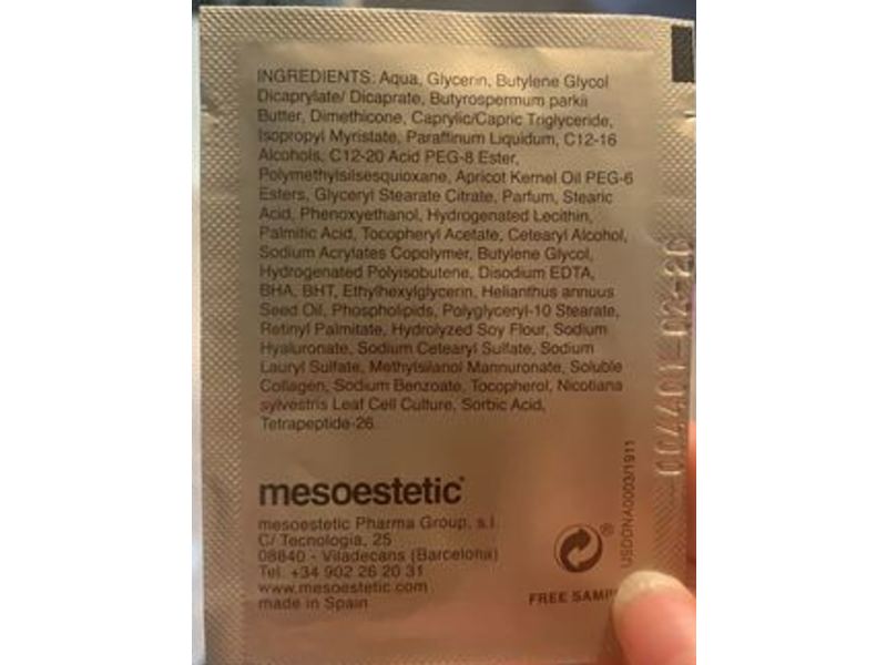 Mesoestetic Radiance Dna Night Cream, 0.07 fl oz/2 ml