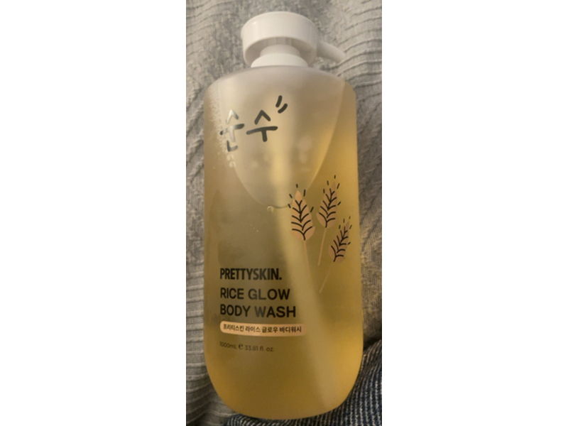 Pretty Skin Rice Glow Body Wash, 33.81 fl oz/1000 mL