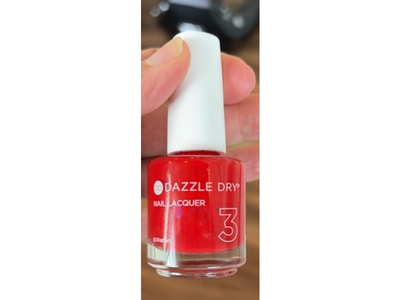 Dazzle Dry Nail Lacquer, Holly Berry, 0.5 fl oz/15 mL