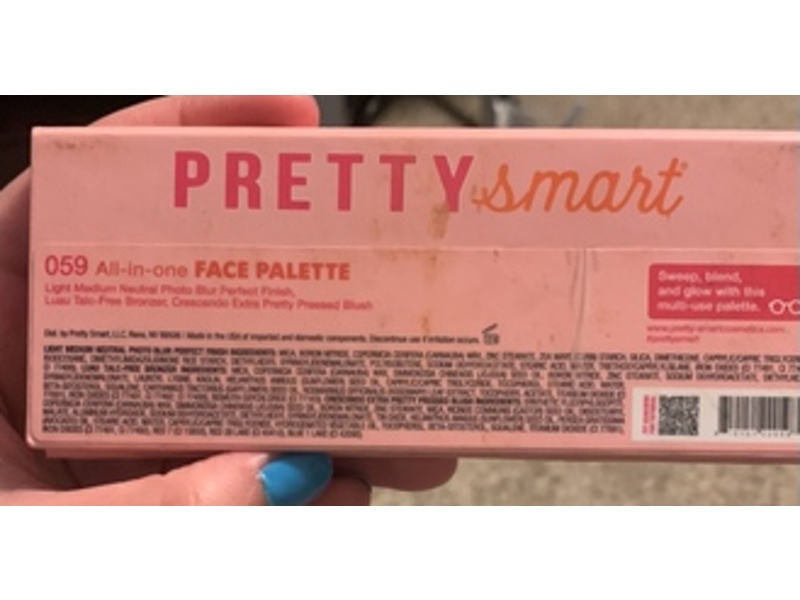 Pretty Smart All In One Face Palette, 059, 0.28 oz