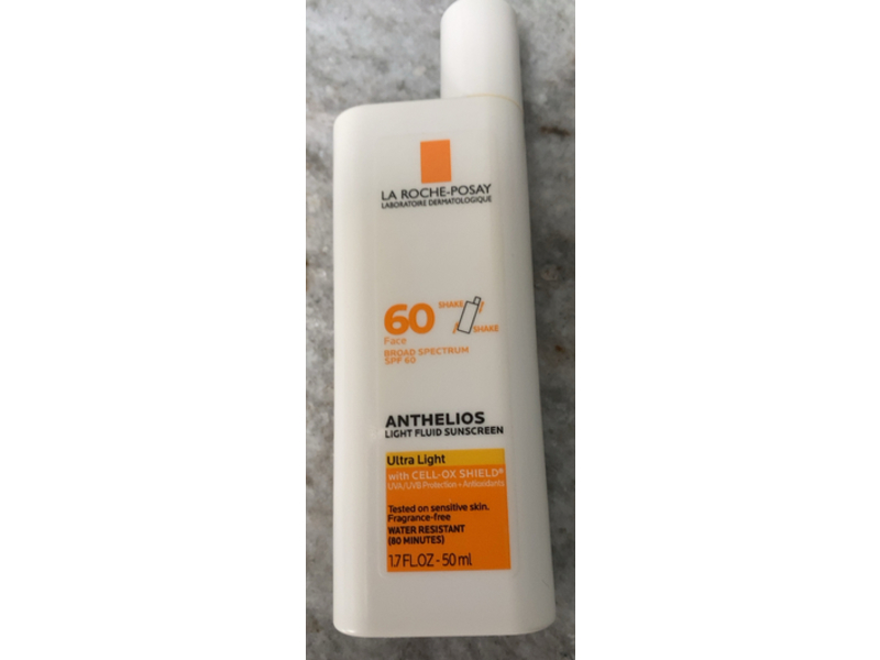 La Roche-Posay Ultra Light Anthelios Fluid Sunscreen, SPF 60, 1.7 fl oz/50 mL