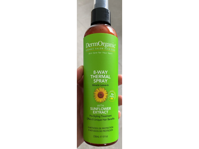 Dermorganic 8 Way Thermal Spray, Sunflower Extract, 8 fl oz/236 mL