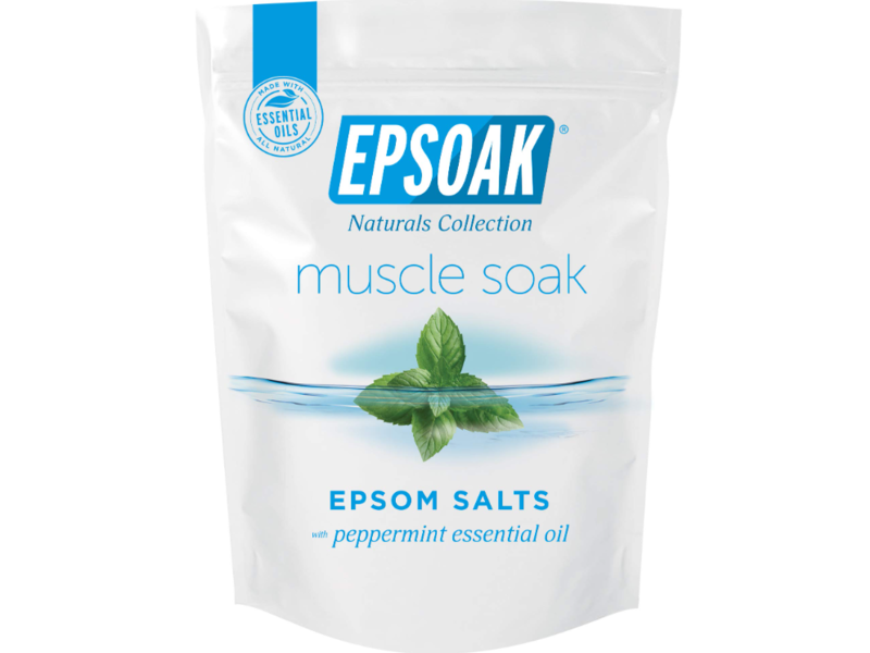 Epsoak Muscle Soak Epsom Salts, Peppermint, 48 oz